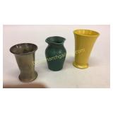 3 Seagrove Pottery Vases