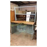 Sorting Counter W Herb Drying Rack