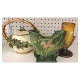 3 Pieces Art Pottery