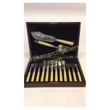 Victorian Silver Plate Fish Set