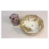 Imari Biscuit Jar, Derby Center Bowl