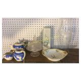 7 Assorted Porcelain & Glass Items