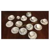 25 Pieces of Assorted Meissien China