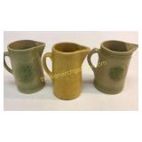 3 a Salt Glaze Milk Pitchers