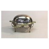 English SIlverplate Rolling Dome Serving Dish
