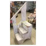 Set of Primitive Steps in White Paint