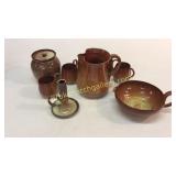 9 Pieces Cole ? Pottery