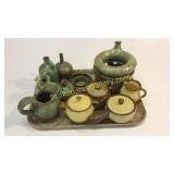 12 Pieces Evans, Cole Pottery