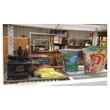 Sand Pails, Toy Stove, Picnic Basket