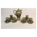Hand Painted Nippon Style Coffee Set
