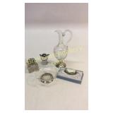 5 Sterling and Crystal Articles