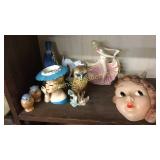 7 Assorted Figural Items
