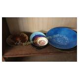 17 Pieces Of Enamel on Copper