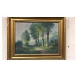 Oil on Canvas, Forest