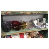 22 Pcs Assorted Glassware & China