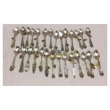 28 Sterling Spoons