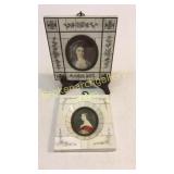 2 Signed Miniature Portraits