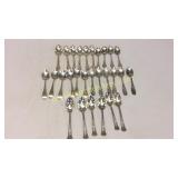 28 Sterling Spoons