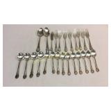25 Pieces Lunt Sterling Flatware