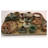 20 Pieces Small Pottery, Some Cole