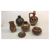6 Pieces South, Central American Pottery