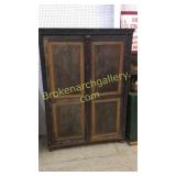 European Armoire in Original Paint