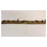 Folk Art Caved Birds on Branch