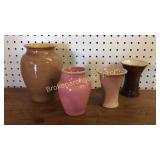 4pcs Pisgah Forest Vases