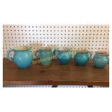 5 Pisah Forest Pottery Pitchers