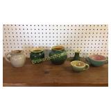 6pcs Assorted Pisgah Forest Pottery