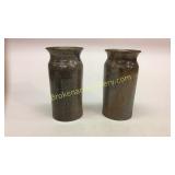Pair Of Seagrove Pottery Vases