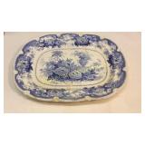 Large Transferware Platter