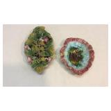 2 Pieces Majolica