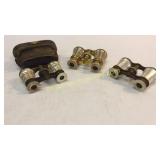 3 Sets Mother of Pearl Opera Glasses