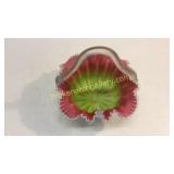 Mt. Washington Satin Glass Basket