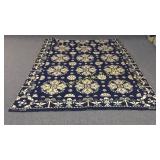 Blue and White Coverlet