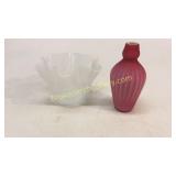 Webb Bottle Vas, Art Glass Bowl