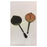2 Hand Held Vanity Mirrors