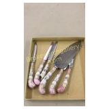 Porcelain Handle Fruit Set