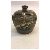 Signed Billy Ray Hussey Face Jug