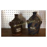 2 Walter Flemming 10" Face Jugs