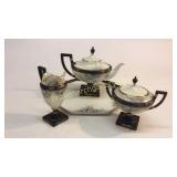 4 Piece Belleek Tea Service