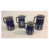4 Wedgwood Pitchers