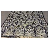 Blue Woven Coverlet