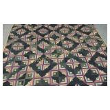 Mennonite Log Cabin Quilt