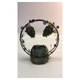 Glass Basket of Grapes Lamp