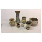 7 Pieces Mixed Maker Swirl Ware pottery