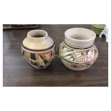 2 South West Indian Pots