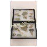 2 Shadow Cased Collections Arrowheads