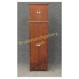 Unusual Step Back Chimney Cupboard